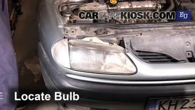 1997 Renault Laguna Combi 1.6L 4 Cyl. Éclairage Feux de croisement (remplacer l'ampoule)